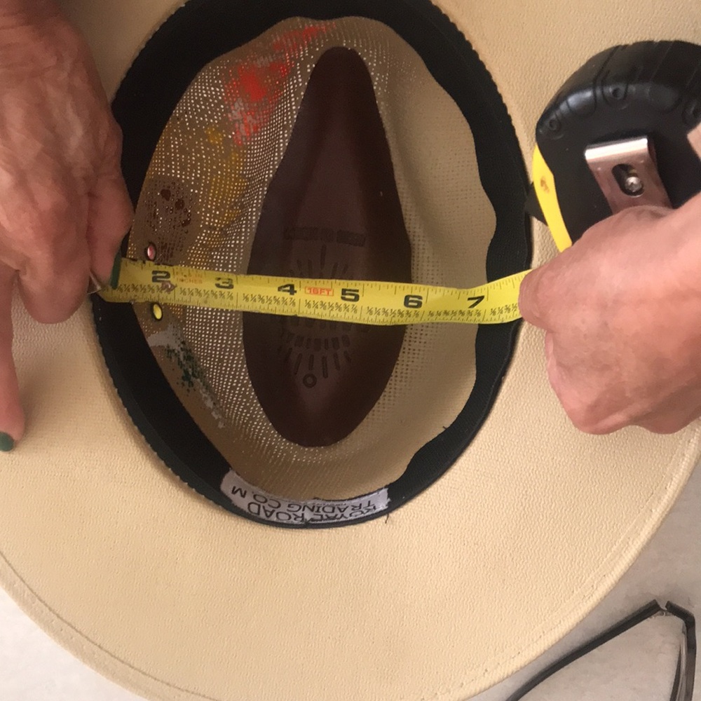 Floral Sun Hat with Black Band - Picture 14 of 14
